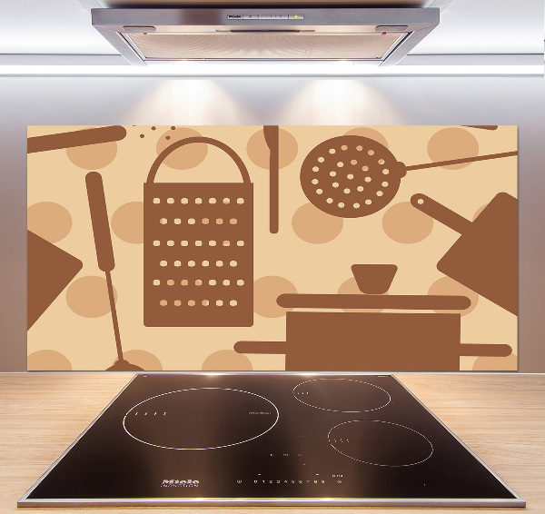 Keuken achterwand Keukengerei