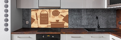 Keuken achterwand Keukengerei