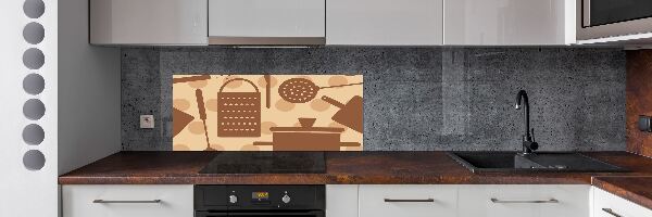 Keuken achterwand Keukengerei