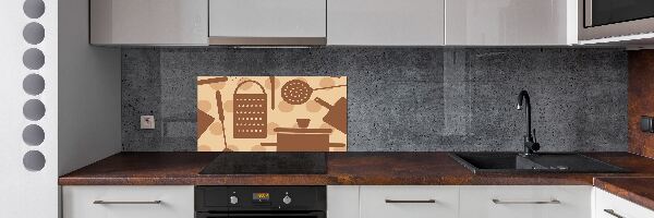 Keuken achterwand Keukengerei