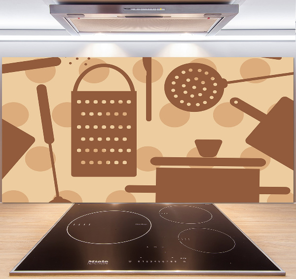Keuken achterwand Keukengerei