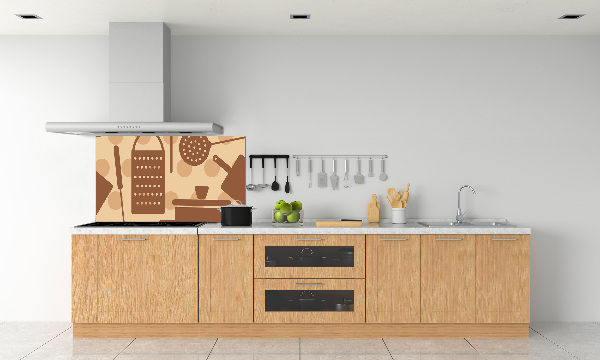 Keuken achterwand Keukengerei