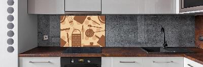 Keuken achterwand Keukengerei