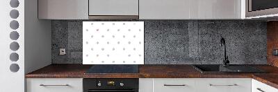 Achterwand keuken Stippen en hartjes