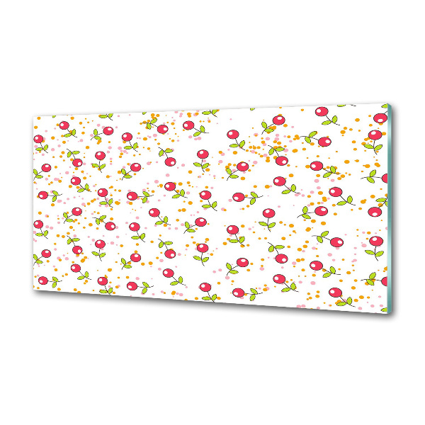 Panel między meble w kuchni Wisienki