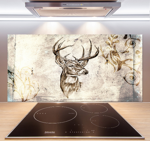 Keuken achterwand Hert