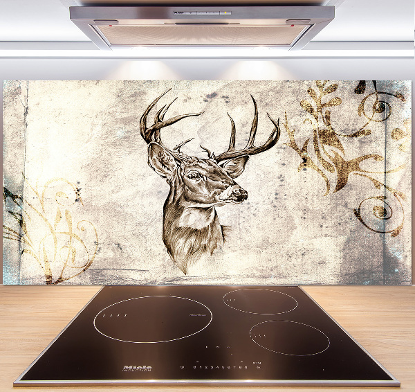 Keuken achterwand Hert