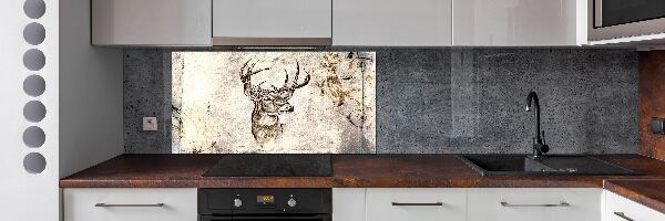 Keuken achterwand Hert