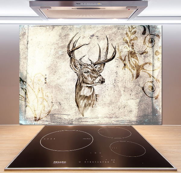 Keuken achterwand Hert