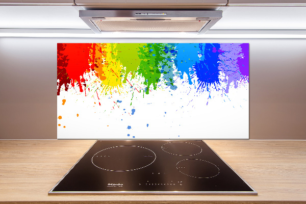 Spatplaat keuken Regenboogvlekken