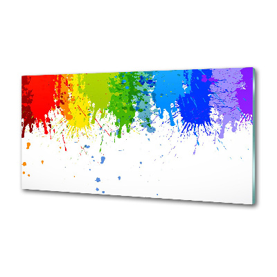 Panel do kuchni Tęczowe plamy