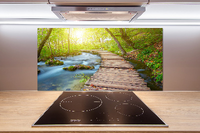 Keuken achterwand Pad in het bos