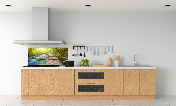 Keuken achterwand Pad in het bos