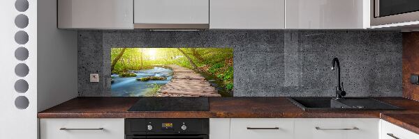 Keuken achterwand Pad in het bos