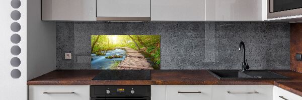 Keuken achterwand Pad in het bos