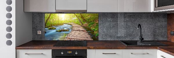 Keuken achterwand Pad in het bos