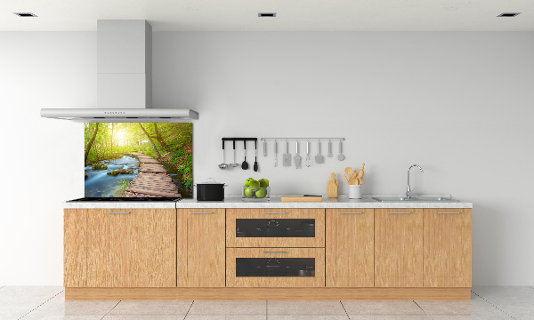 Keuken achterwand Pad in het bos