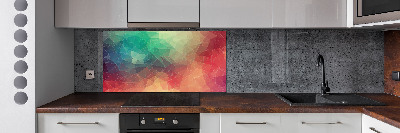 Keuken achterwand Geometrische achtergrond