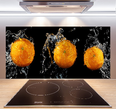 Spatplaat keuken Sinaasappels en water