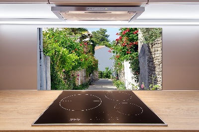 Glazen achterwand keuken Bloemensteeg