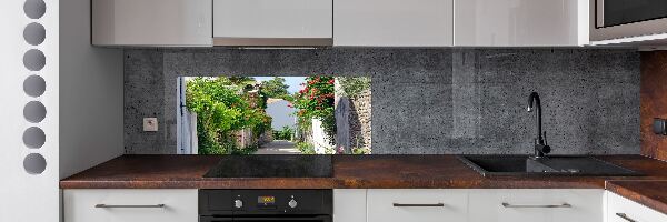 Glazen achterwand keuken Bloemensteeg