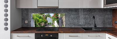 Glazen achterwand keuken Bloemensteeg