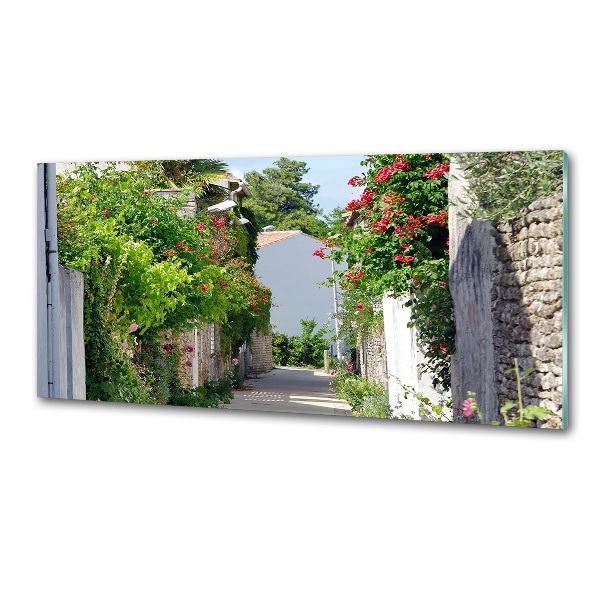 Glazen achterwand keuken Bloemensteeg