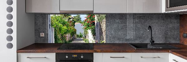 Glazen achterwand keuken Bloemensteeg