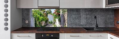 Glazen achterwand keuken Bloemensteeg
