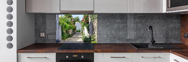 Glazen achterwand keuken Bloemensteeg