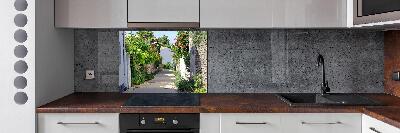 Glazen achterwand keuken Bloemensteeg