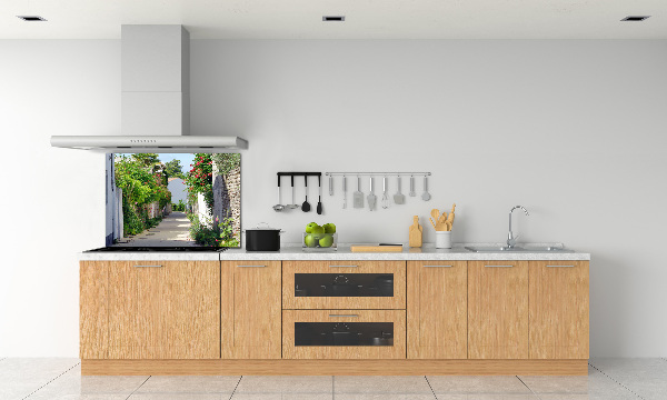 Glazen achterwand keuken Bloemensteeg
