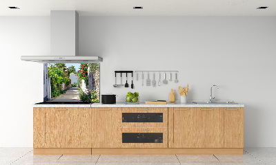 Glazen achterwand keuken Bloemensteeg