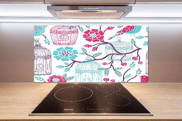 Panel do kuchni Klatki dla ptaków