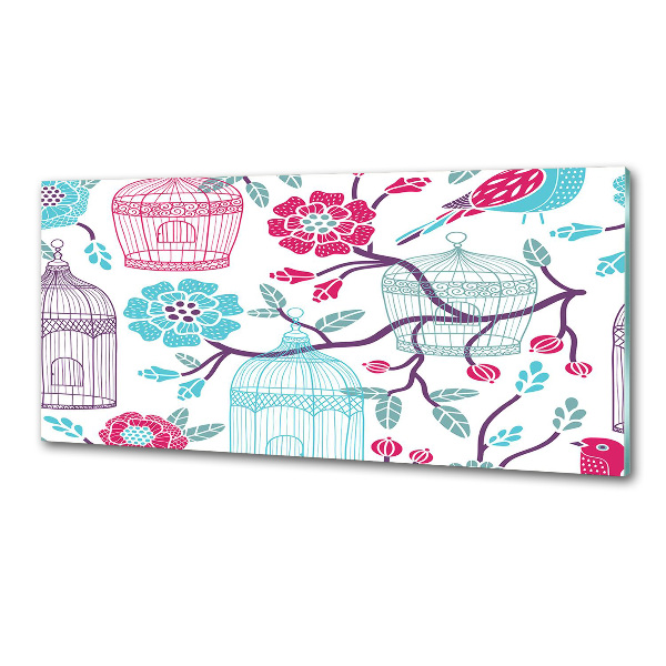 Panel do kuchni Klatki dla ptaków