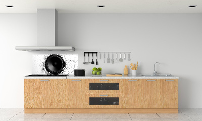 Glazen achterwand keuken Luidspreker