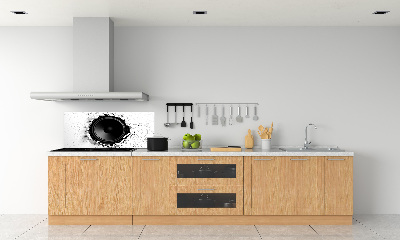 Glazen achterwand keuken Luidspreker