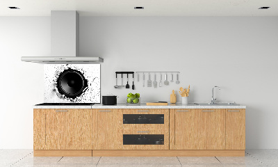 Glazen achterwand keuken Luidspreker