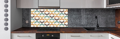 Achterwand keuken Retro achtergrond