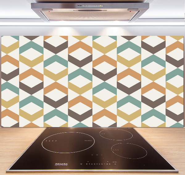 Achterwand keuken Retro achtergrond