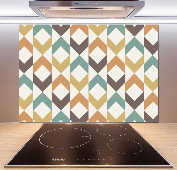 Achterwand keuken Retro achtergrond