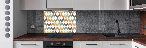 Achterwand keuken Retro achtergrond