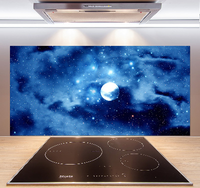 Glazen achterwand keuken Volle maan