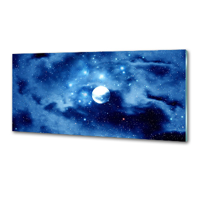 Glazen achterwand keuken Volle maan