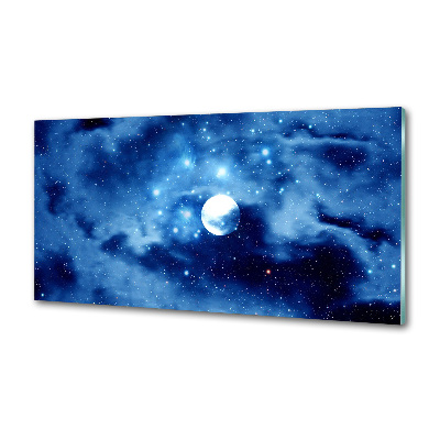 Glazen achterwand keuken Volle maan