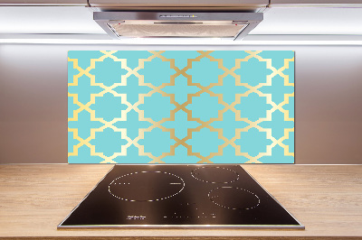 Spatscherm keuken Arabisch patroon