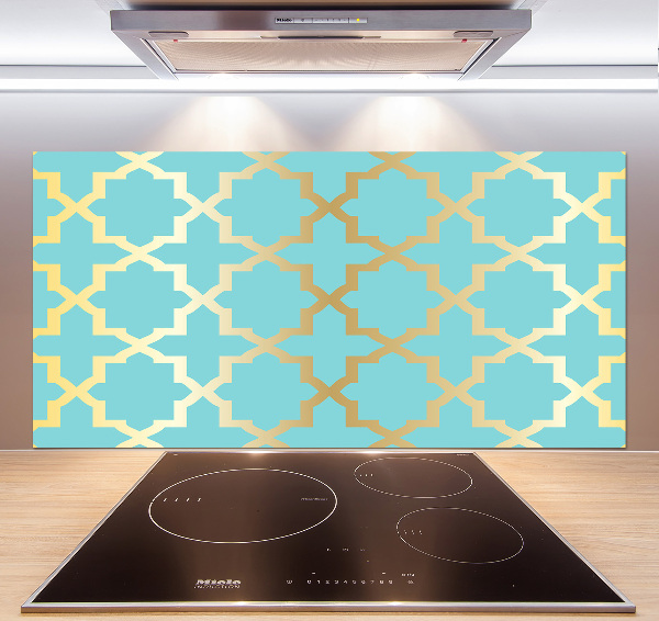 Spatscherm keuken Arabisch patroon