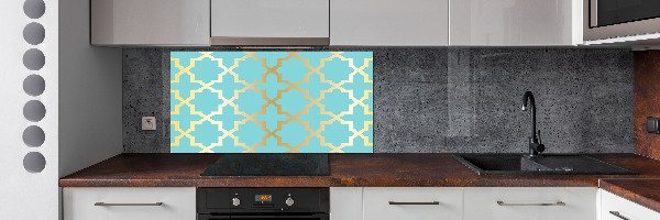 Spatscherm keuken Arabisch patroon