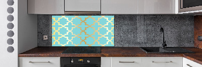 Spatscherm keuken Arabisch patroon