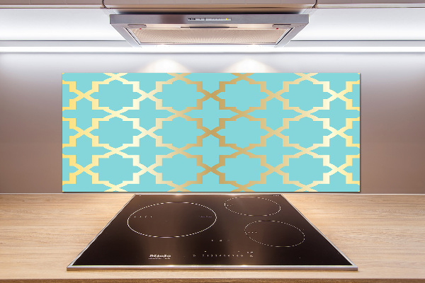 Spatscherm keuken Arabisch patroon
